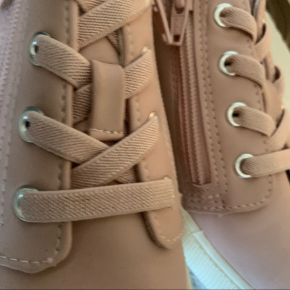 Cat & Jack Lucian Double Zipper Sneakers Size 3 - Picture 8 of 11